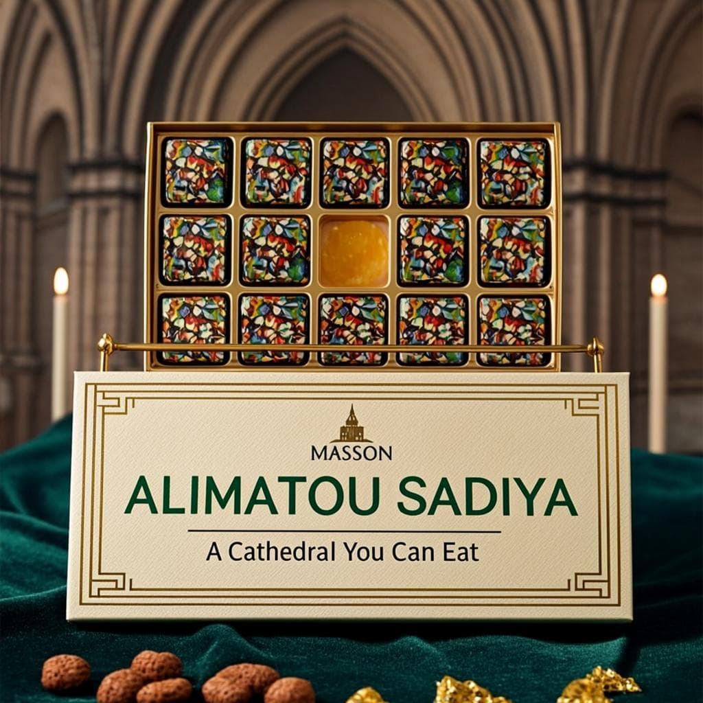 Ganache Vitrail Mangue — Maison ALIMATOU SADIYA